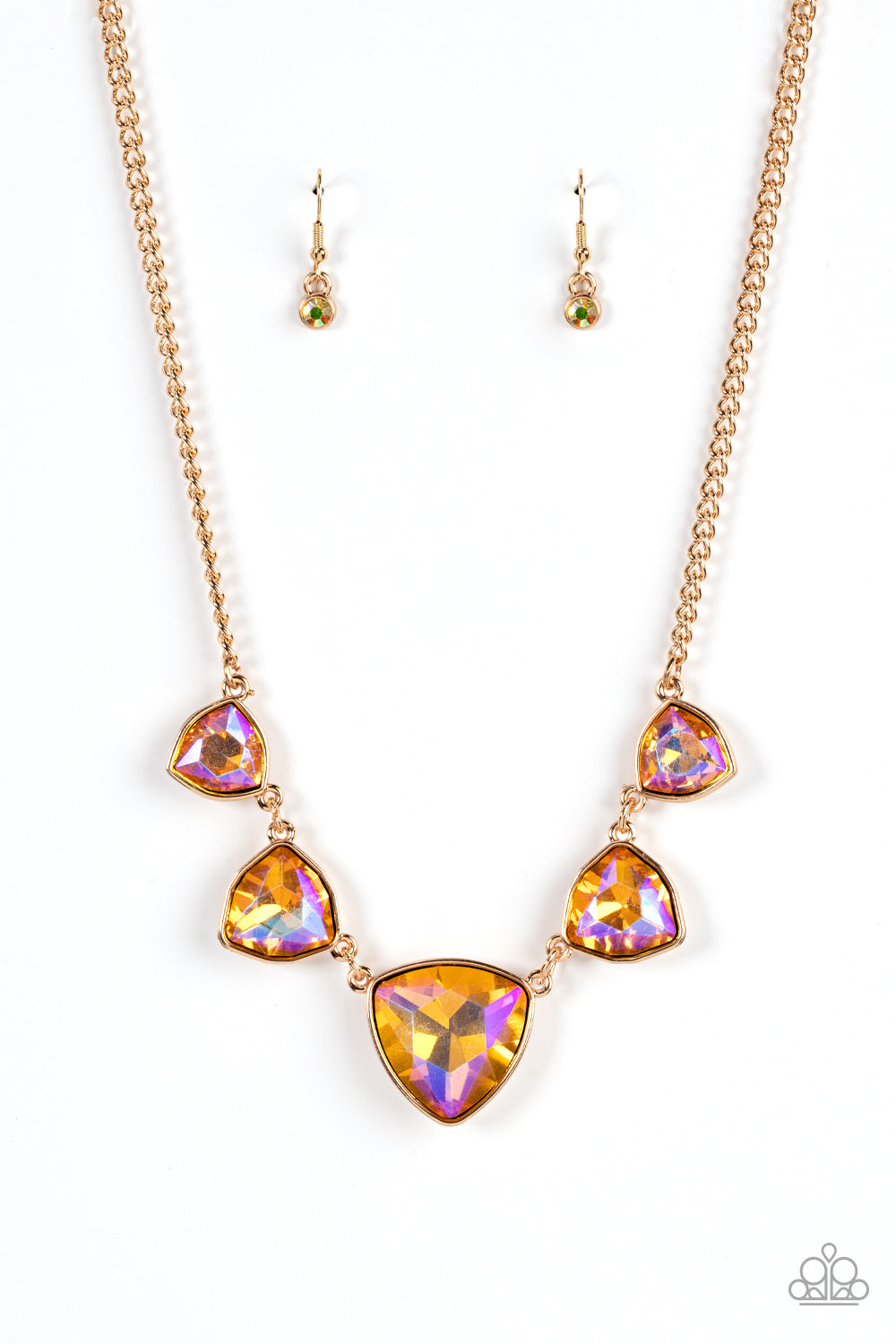 Paparazzi - Cosmic Constellations - Gold Necklace  #1518