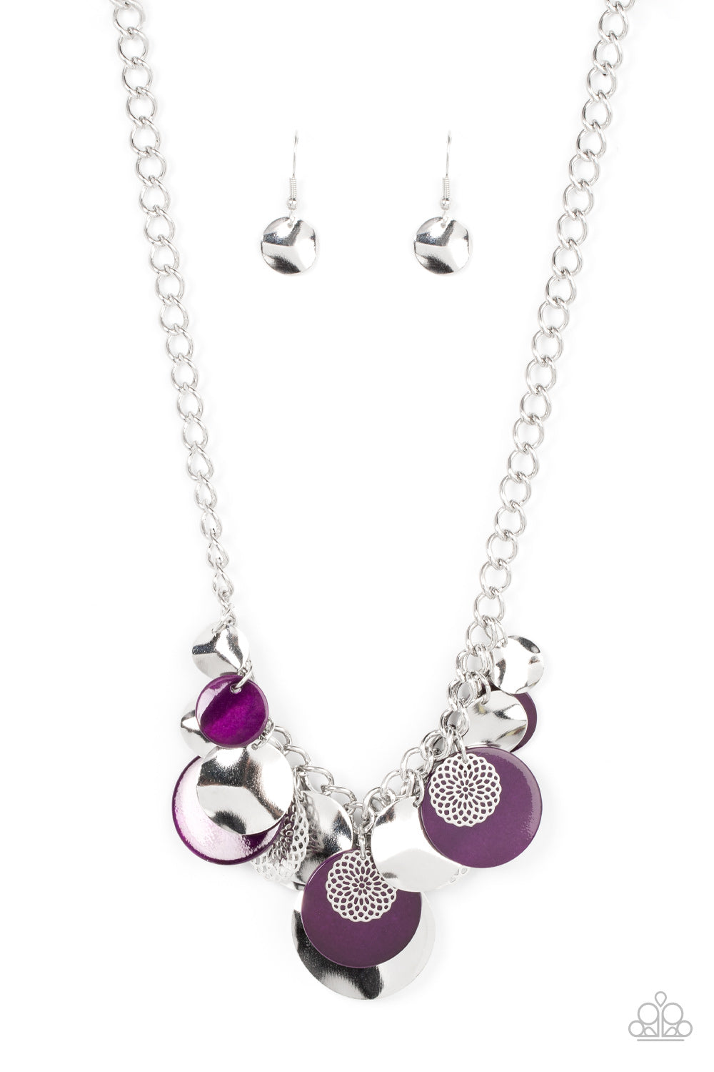 Paparazzi - Oceanic Opera - Purple Necklaces # 1589