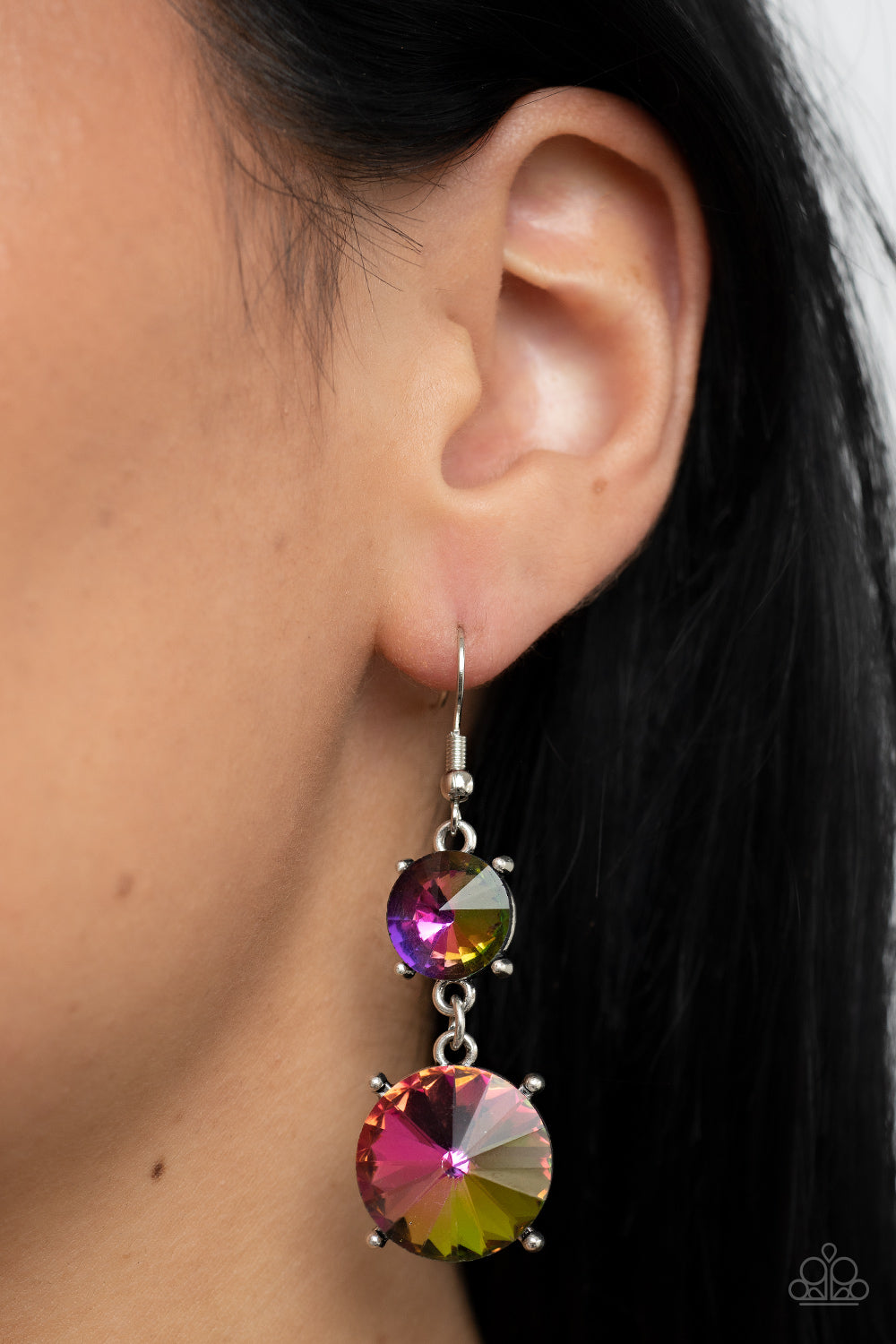 Paparazzi - Sizzling Showcase - Multi Earrings  # E68