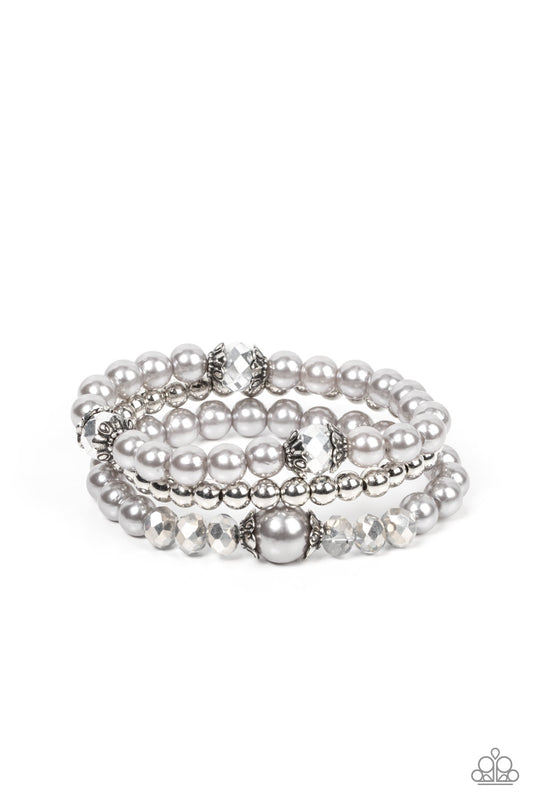 Paparazzi - Positively Polished - Silver Bracelets  #1078