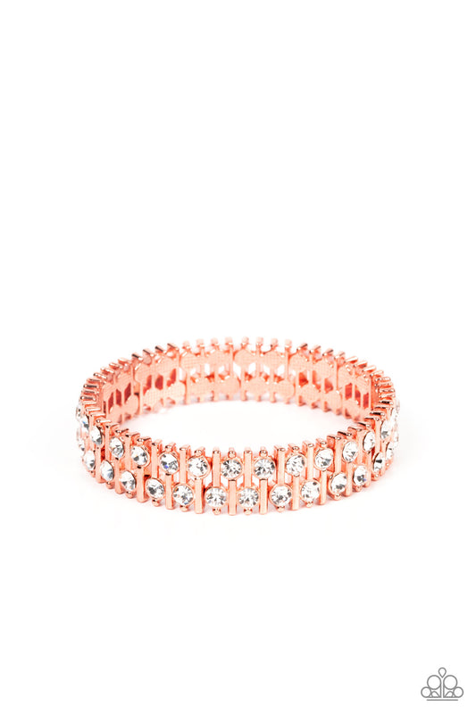 Paparazzi - Generational Glimmer - Copper Bracelets #1228