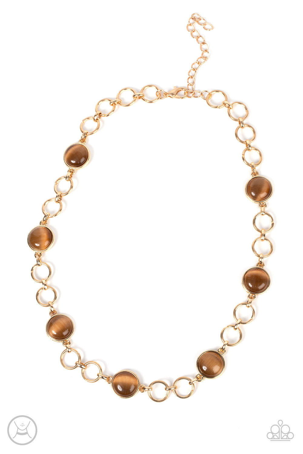 Paparazzi - Dreamy Distractions - Brown Necklace  #1412