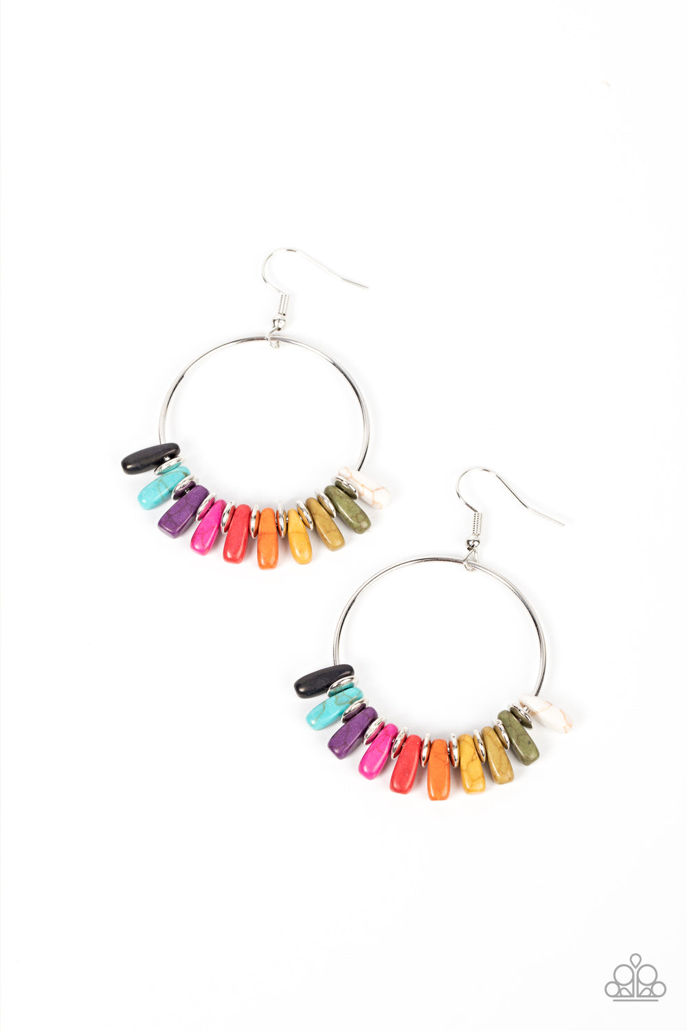 Paparazzi - Earthy Ensemble - Multi Earrings  #1791