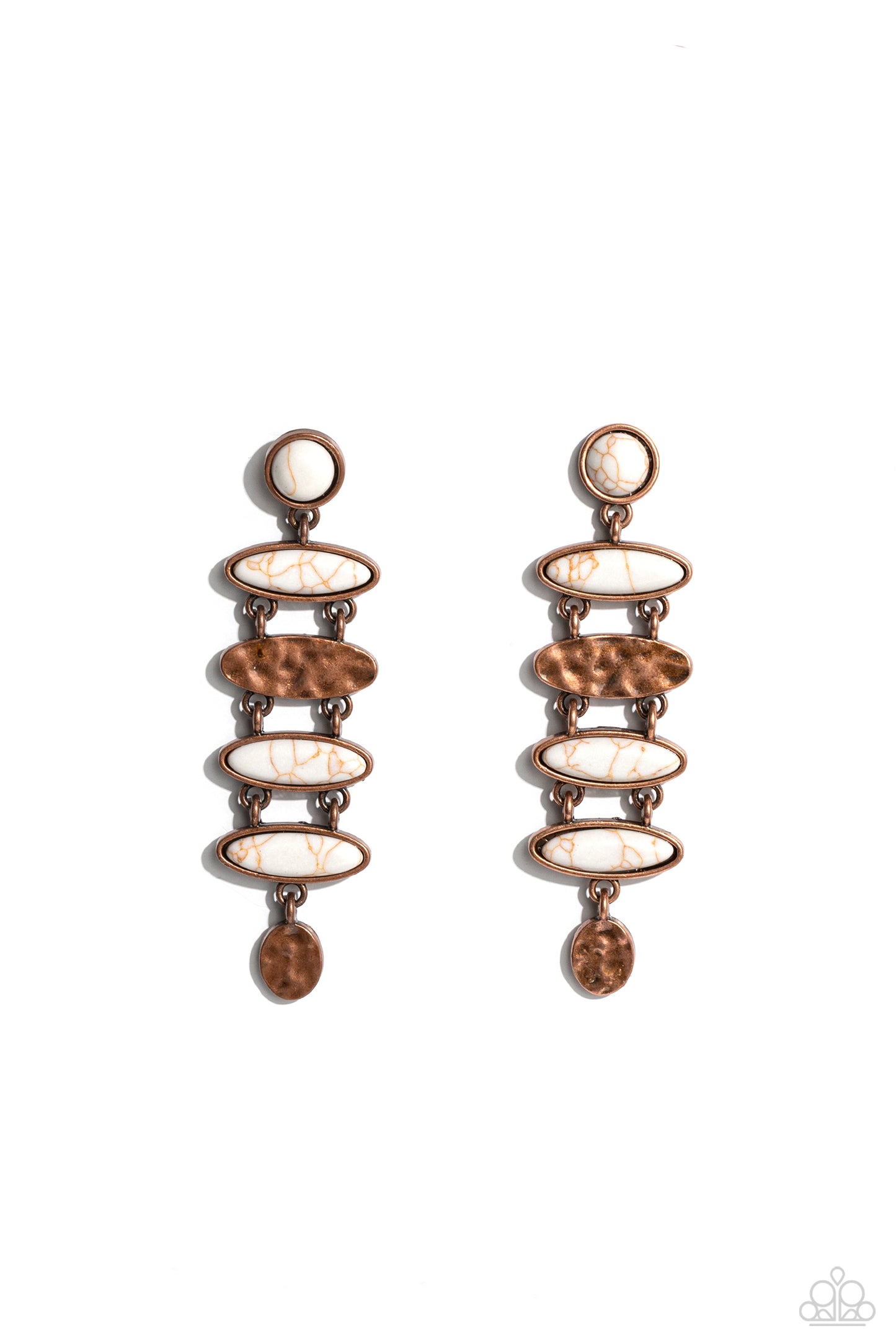 Paparazzi - Rustic Reverie - Copper Earrings  #2223