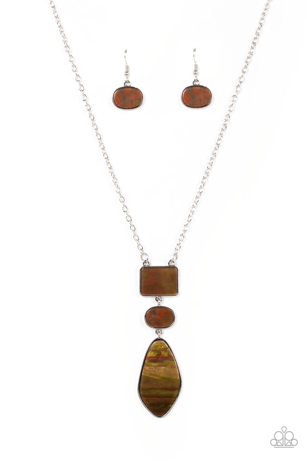 Paparazzi - Hidden Cove - Brown Necklaces  #1420