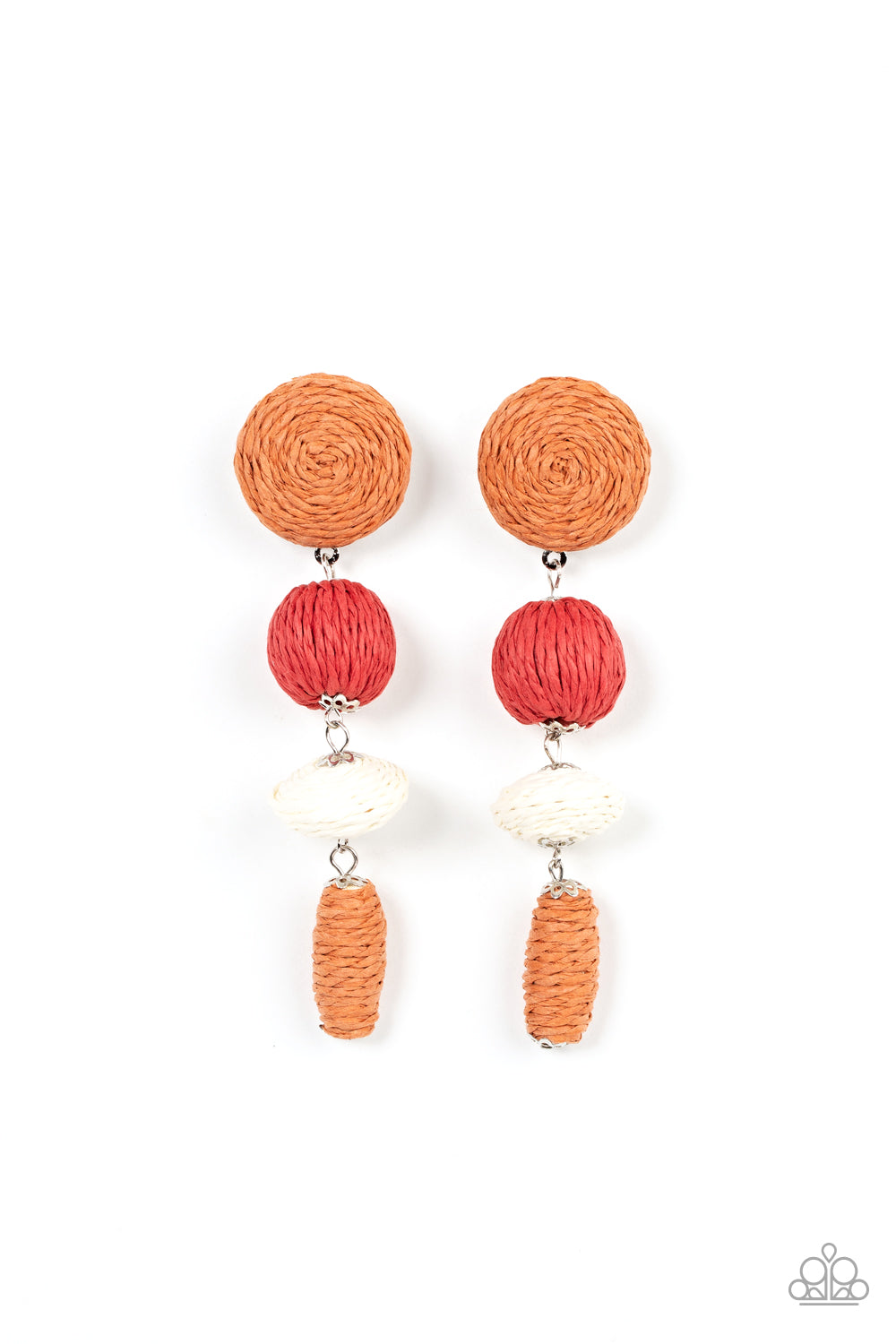 Paparazzi - Twine Tango - Multi Earrings  #1921