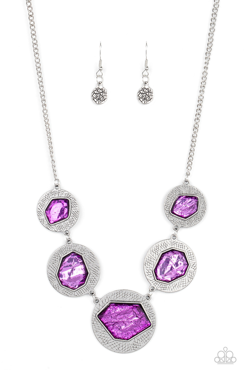 Paparazzi - Raw Charisma - Purple Necklaces #1570