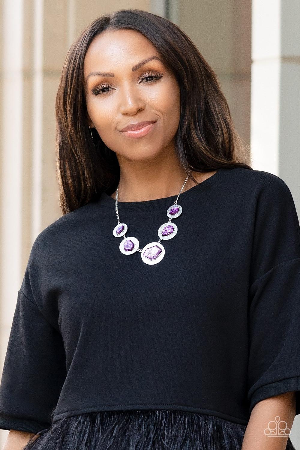 Paparazzi - Raw Charisma - Purple Necklaces #1570