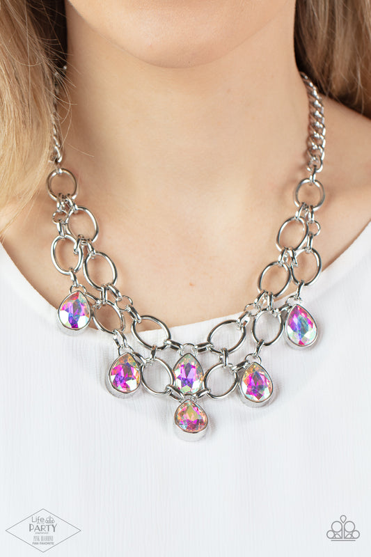 Paparazzi - Show-Stopping Shimmer - Multi Necklace  #1536