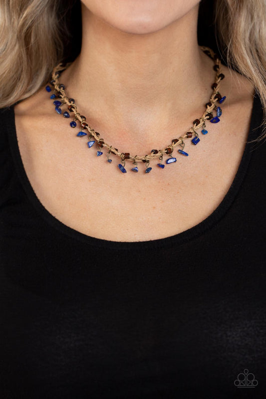 Paparazzi - Canyon Voyage - Blue Necklace #1443