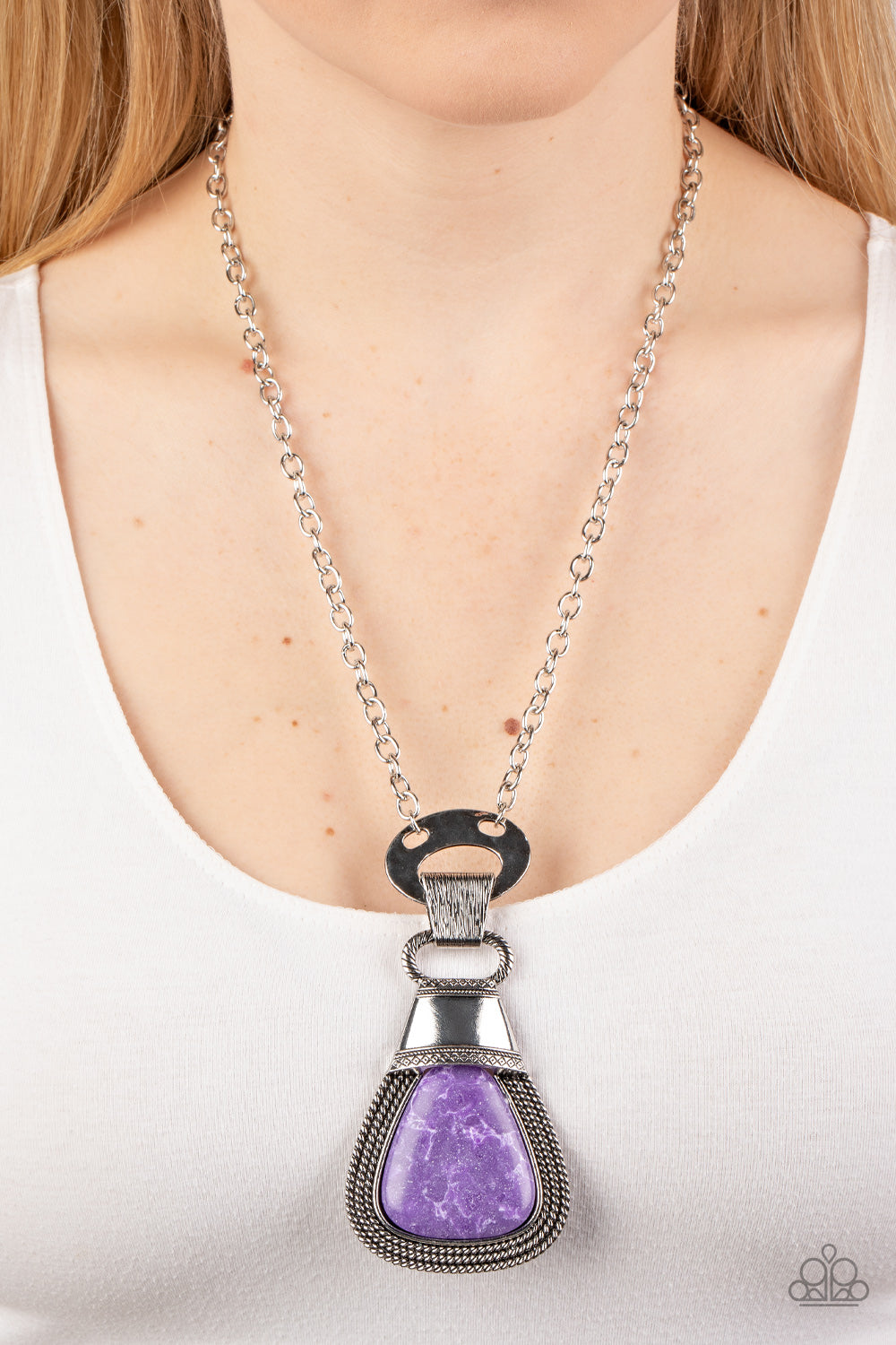 Paparazzi - Rodeo Royale - Purple Necklace  #1440