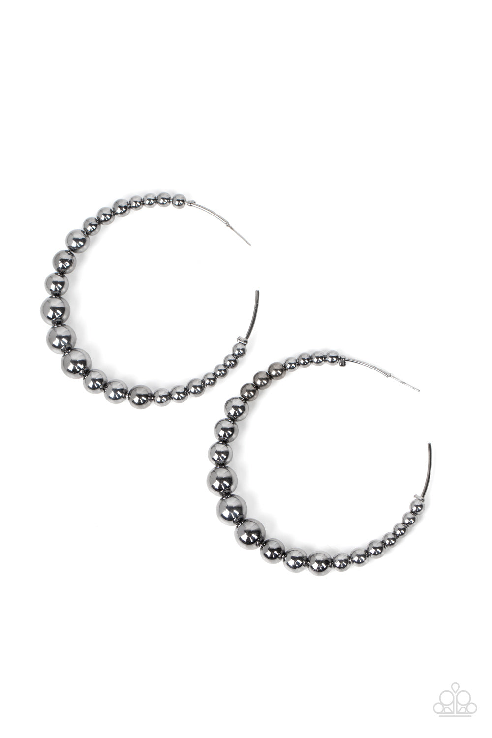 Paparazzi - Show Off Your Curves - Black Earrings  #1270