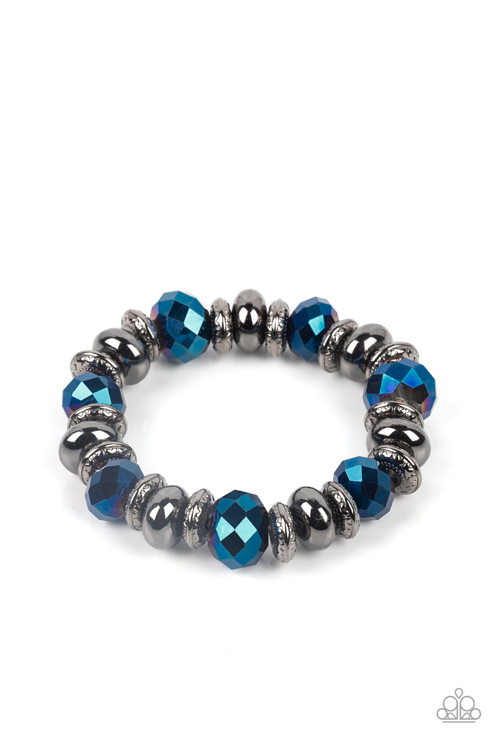 Paparazzi - Power Pose - Blue Bracelet  #1093