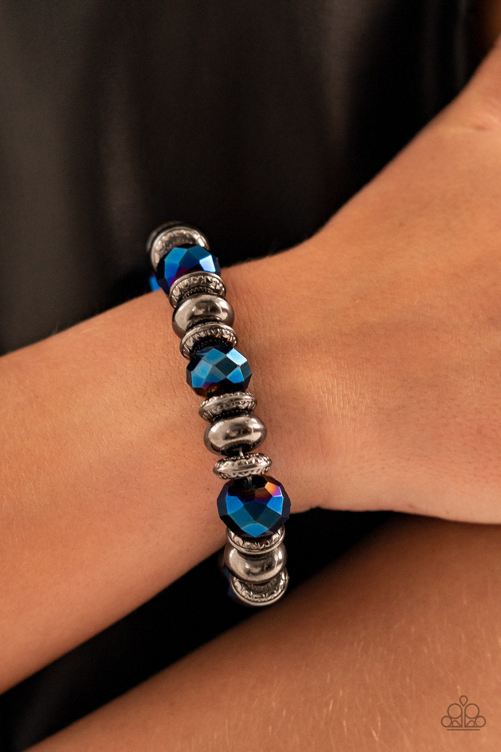 Paparazzi - Power Pose - Blue Bracelet  #1093