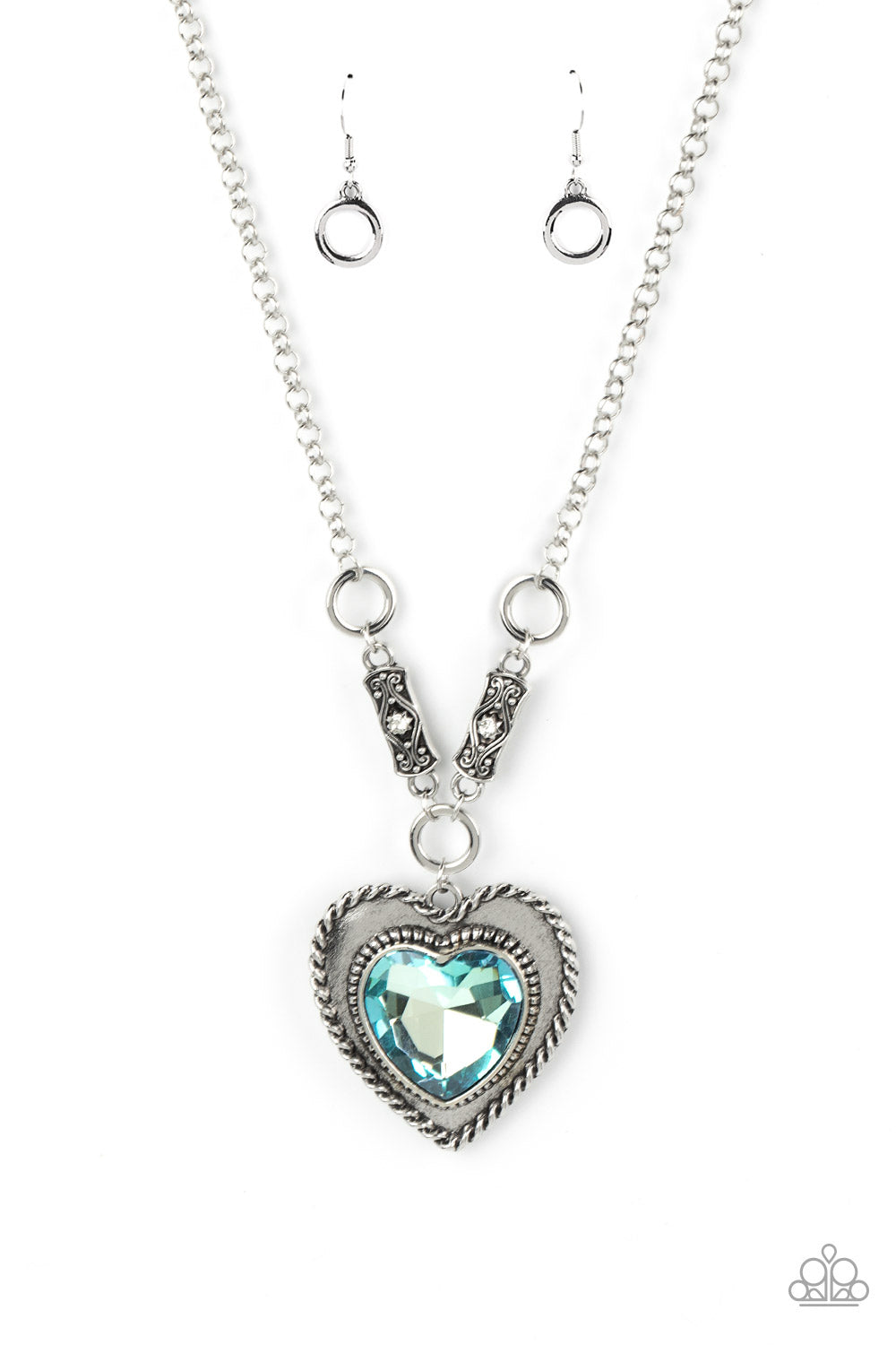 Paparazzi - Heart Full of Fabulous - Blue Necklace  #1562