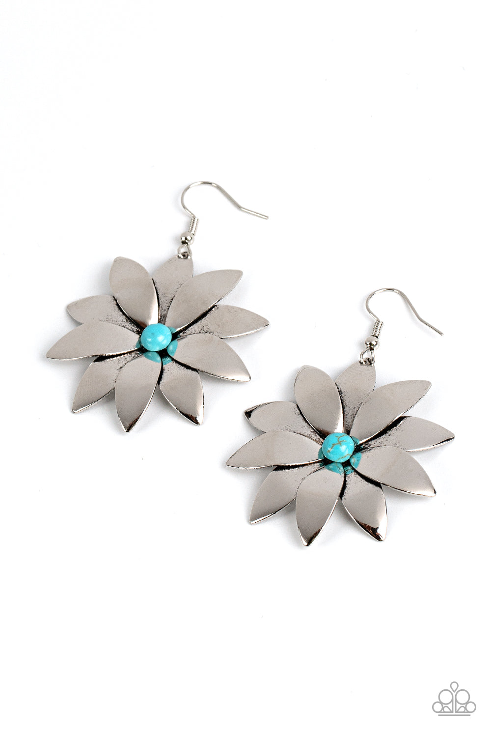 Paparazzi - Pinwheel Prairies - Blue Earrings #2033