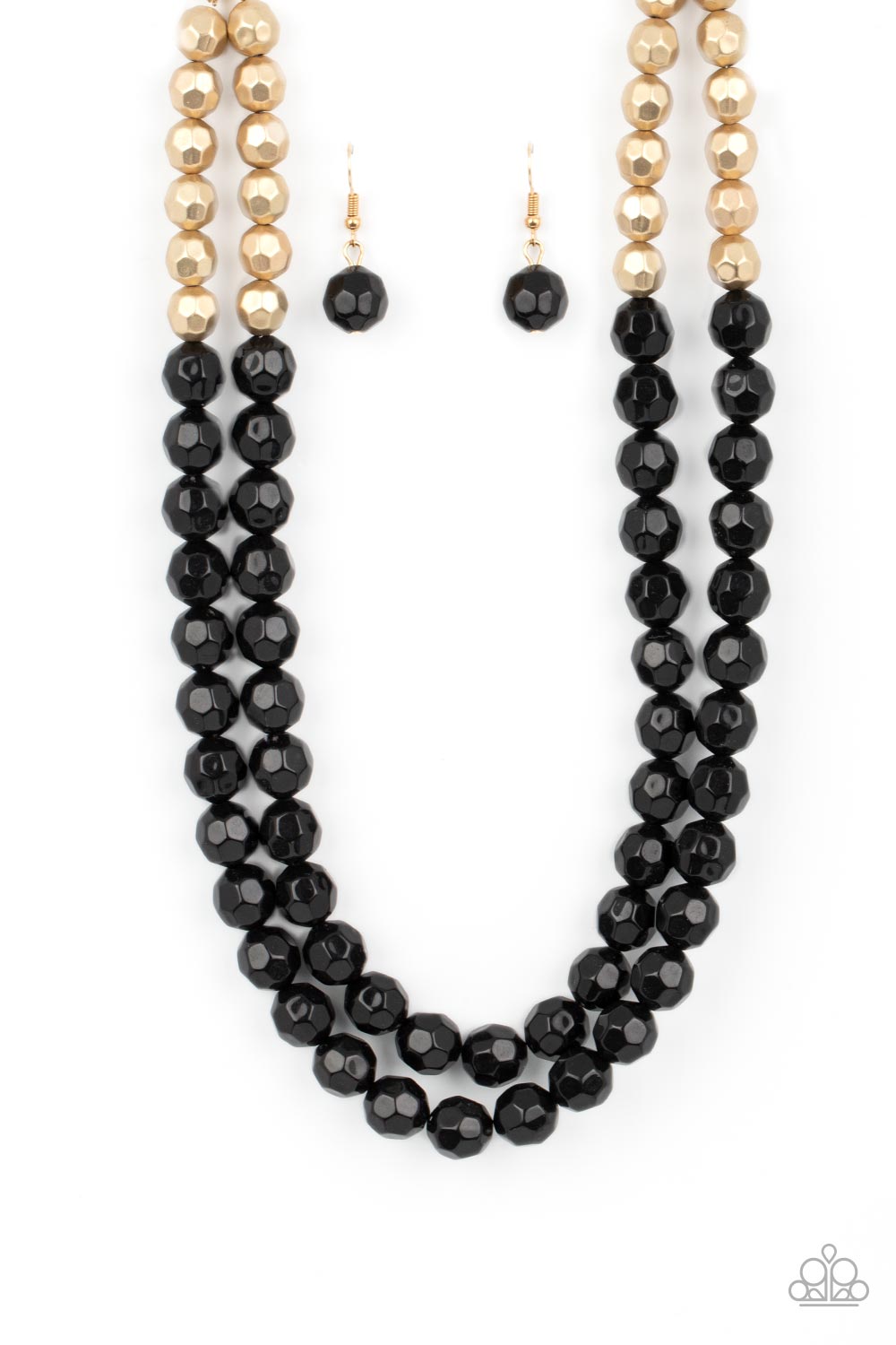 Paparazzi - Greco Getaway - Black Necklace  #1362