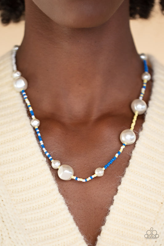 Paparazzi - Modern Marina - Blue Necklaces  #1513