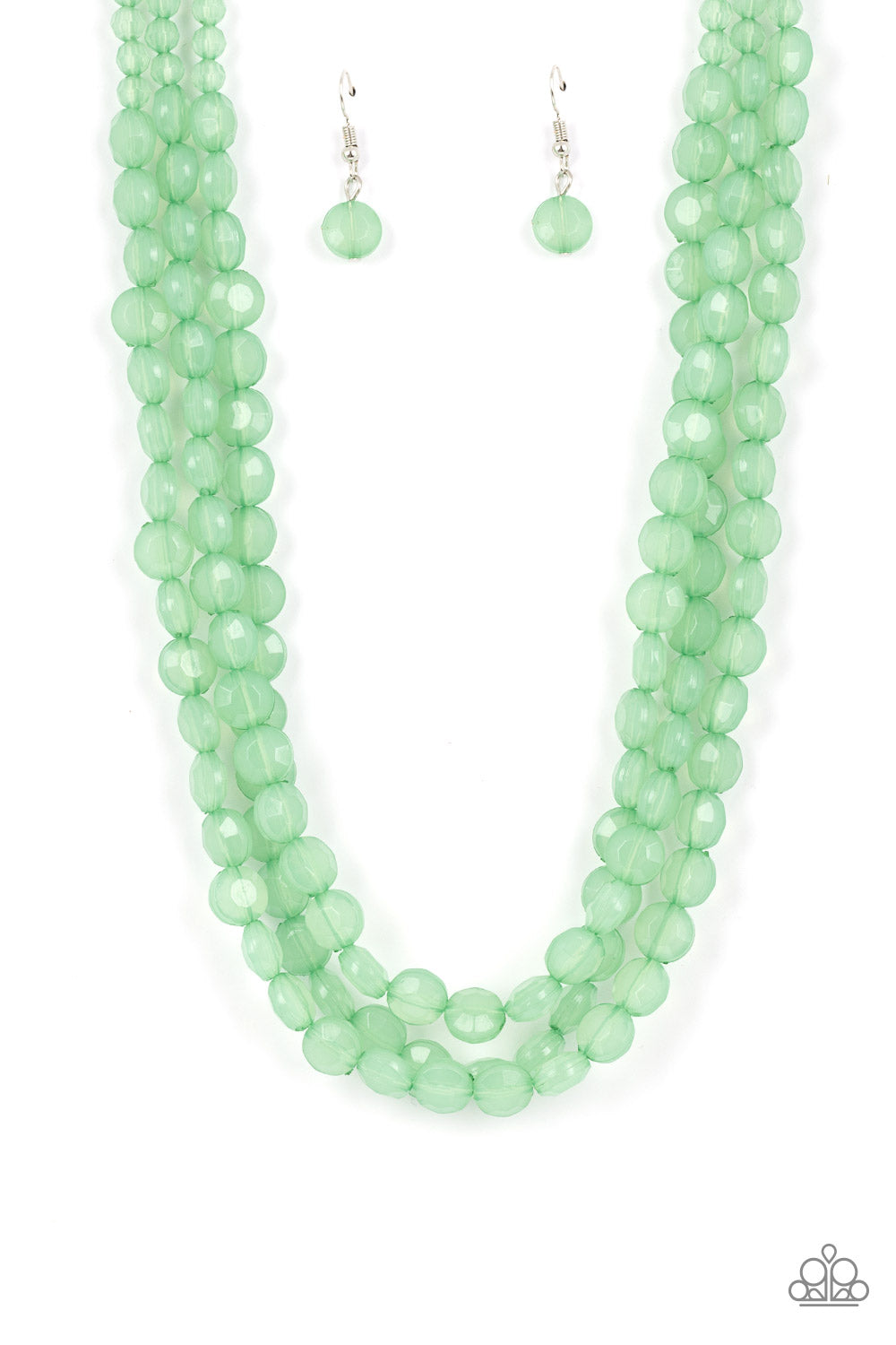 Paparazzi - Boundless Bliss - Green Necklace  #1456