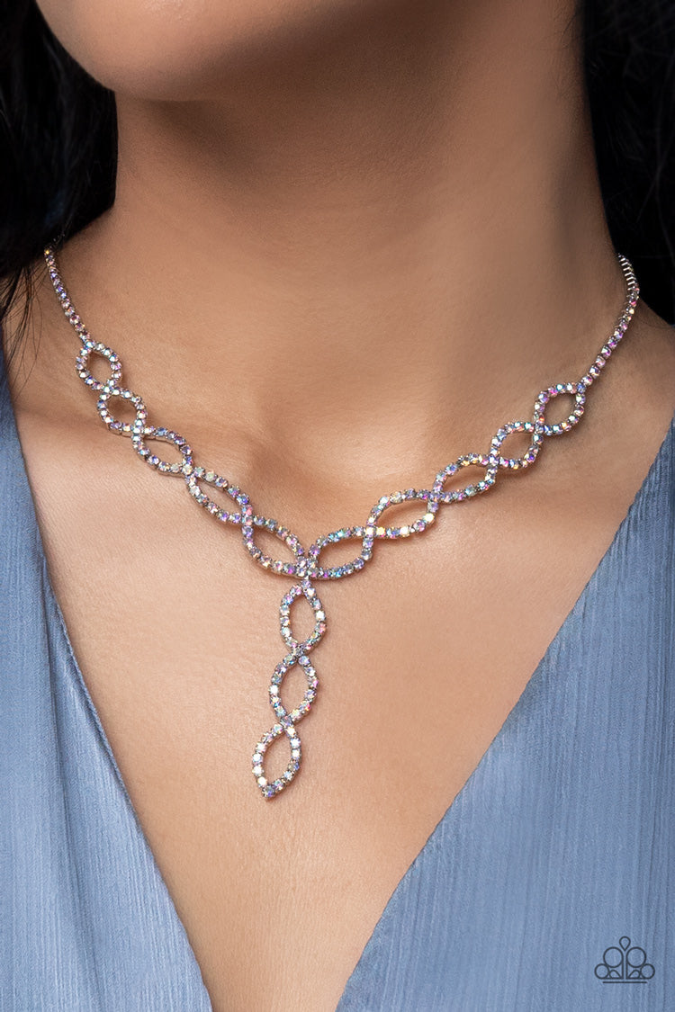 Paparazzi -Infinitely Icy - Multi Necklaces