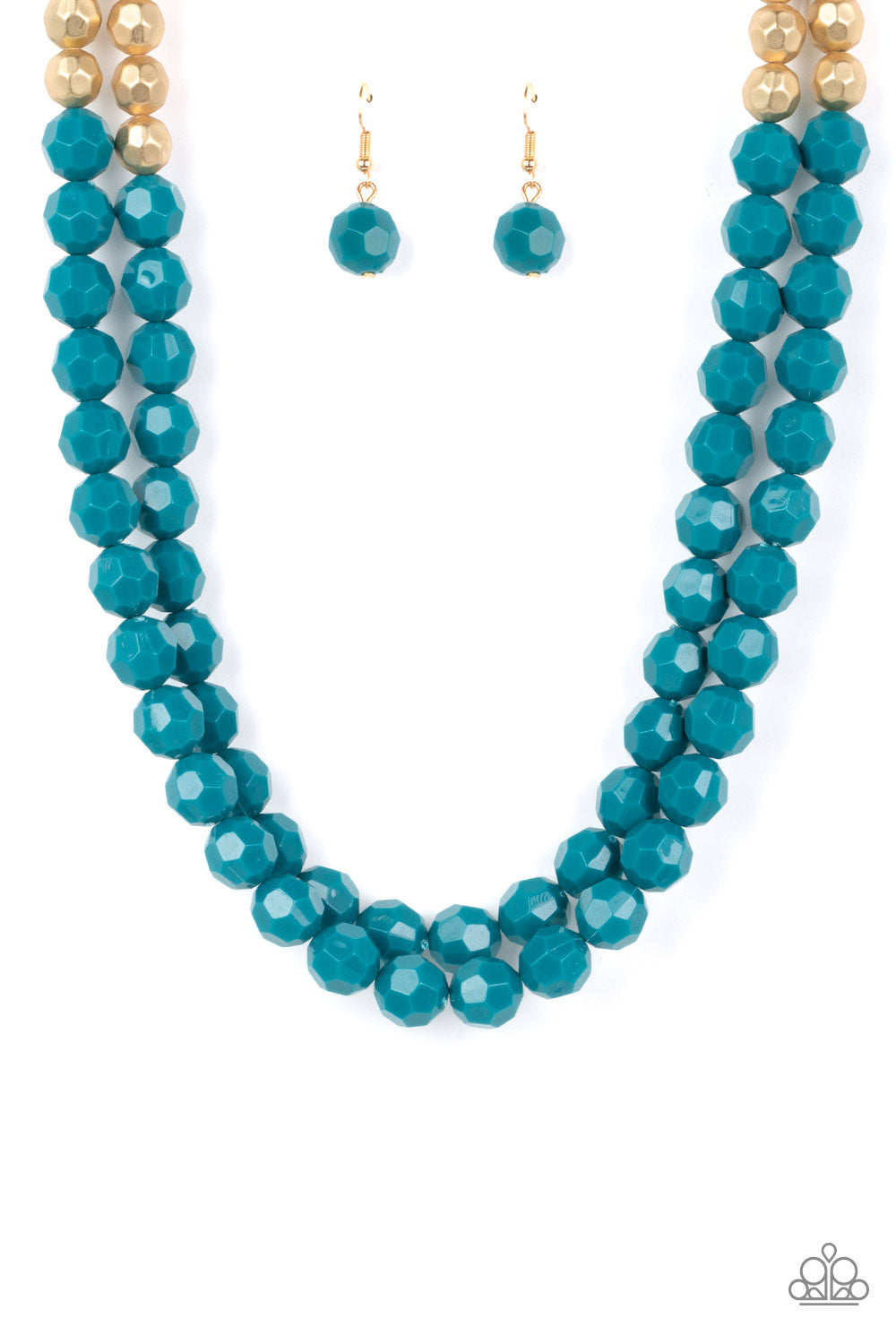 Paparazzi - Greco Getaway - Blue Necklaces #1382