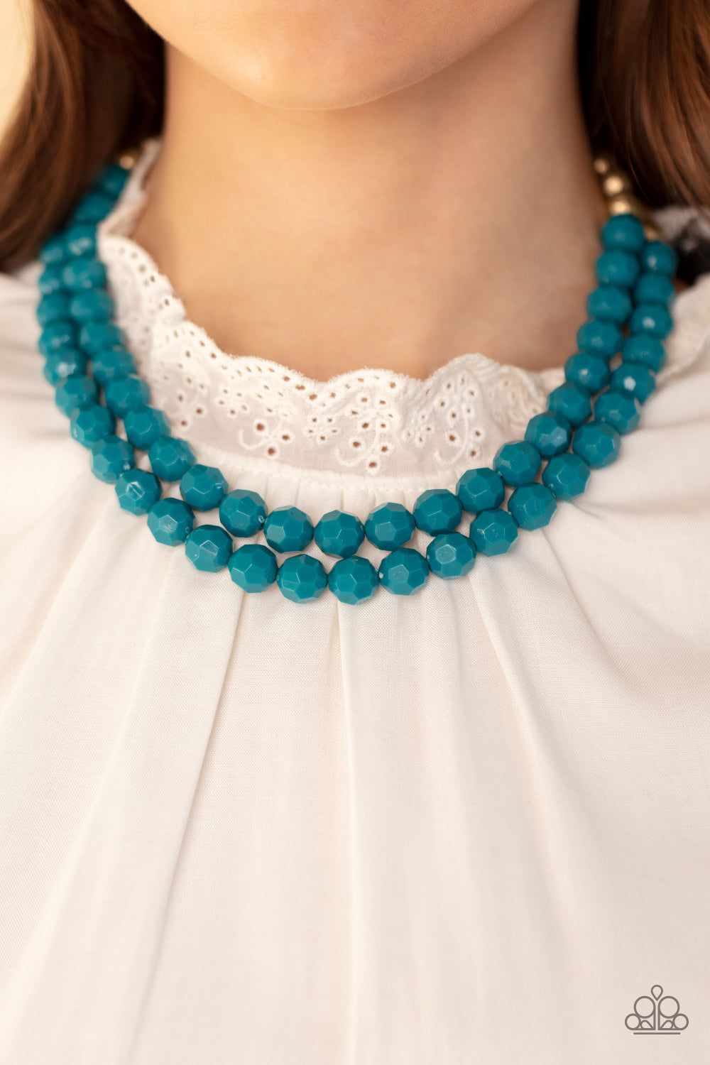 Paparazzi - Greco Getaway - Blue Necklaces #1382