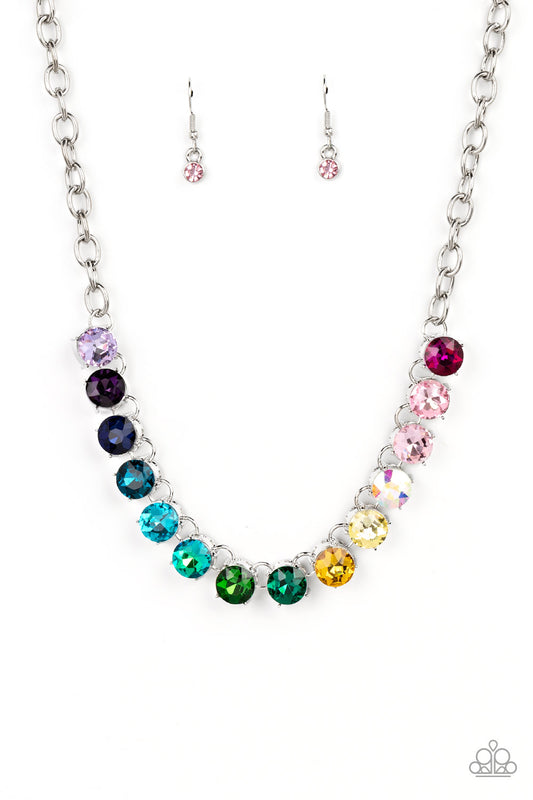 Paparazzi - Rainbow Resplendence - Multi Necklace  #1504