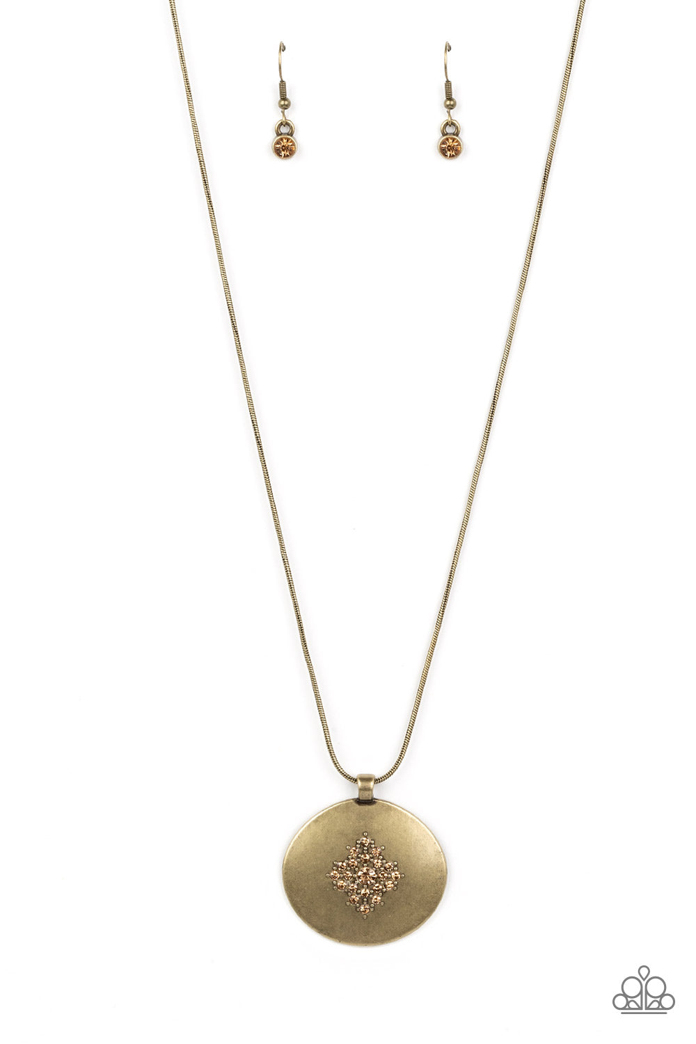 Paparazzi - Center of the Cosmos - Brass Necklaces  #2130