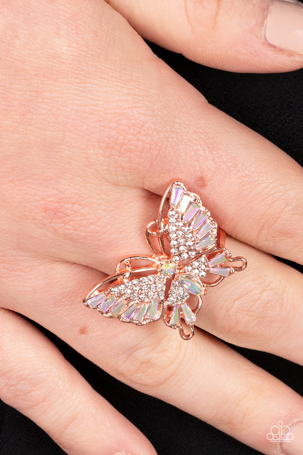 Paparazzi - Fearless Flutter - Copper Rings  #R046