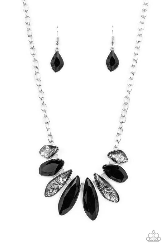 Paparazzi - Crystallized Couture - Black Necklaces  #1582