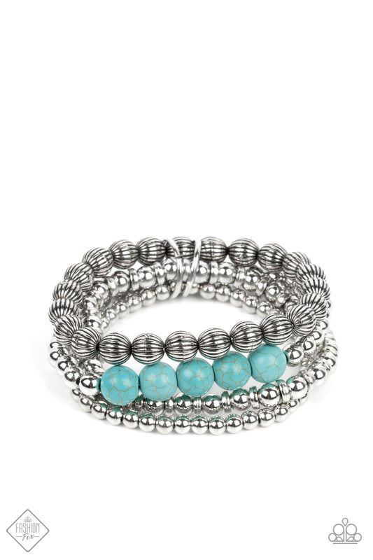 Paparazzi - Wildland Wanderer - Blue Bracelet