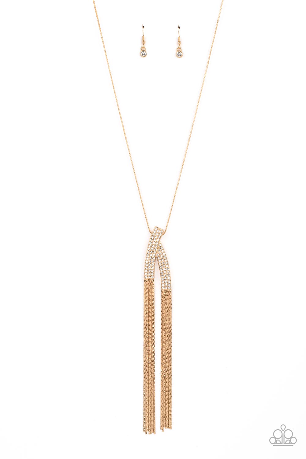 Paparazzi - Out of the SWAY - Gold Necklaces  #1417