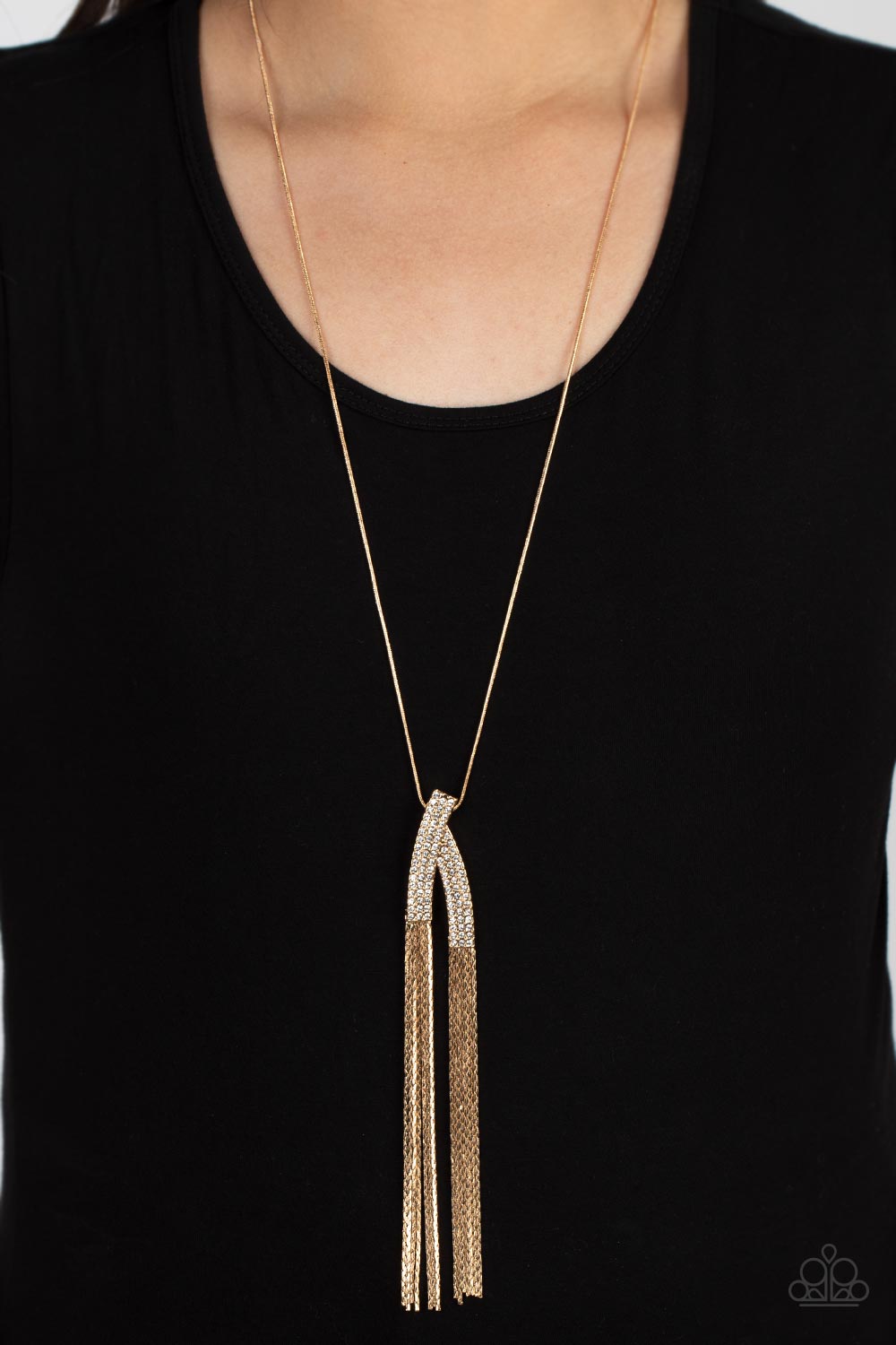 Paparazzi - Out of the SWAY - Gold Necklaces  #1417