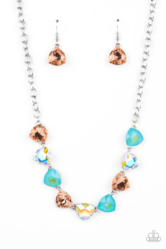 Paparazzi - Dreamy Drama - Orange Necklaces #1334