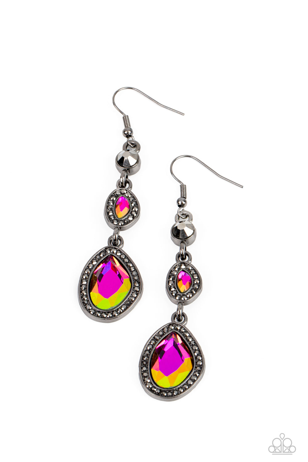 Paparazzi - Dripping Self-Confidence - Multi Earrings #0850