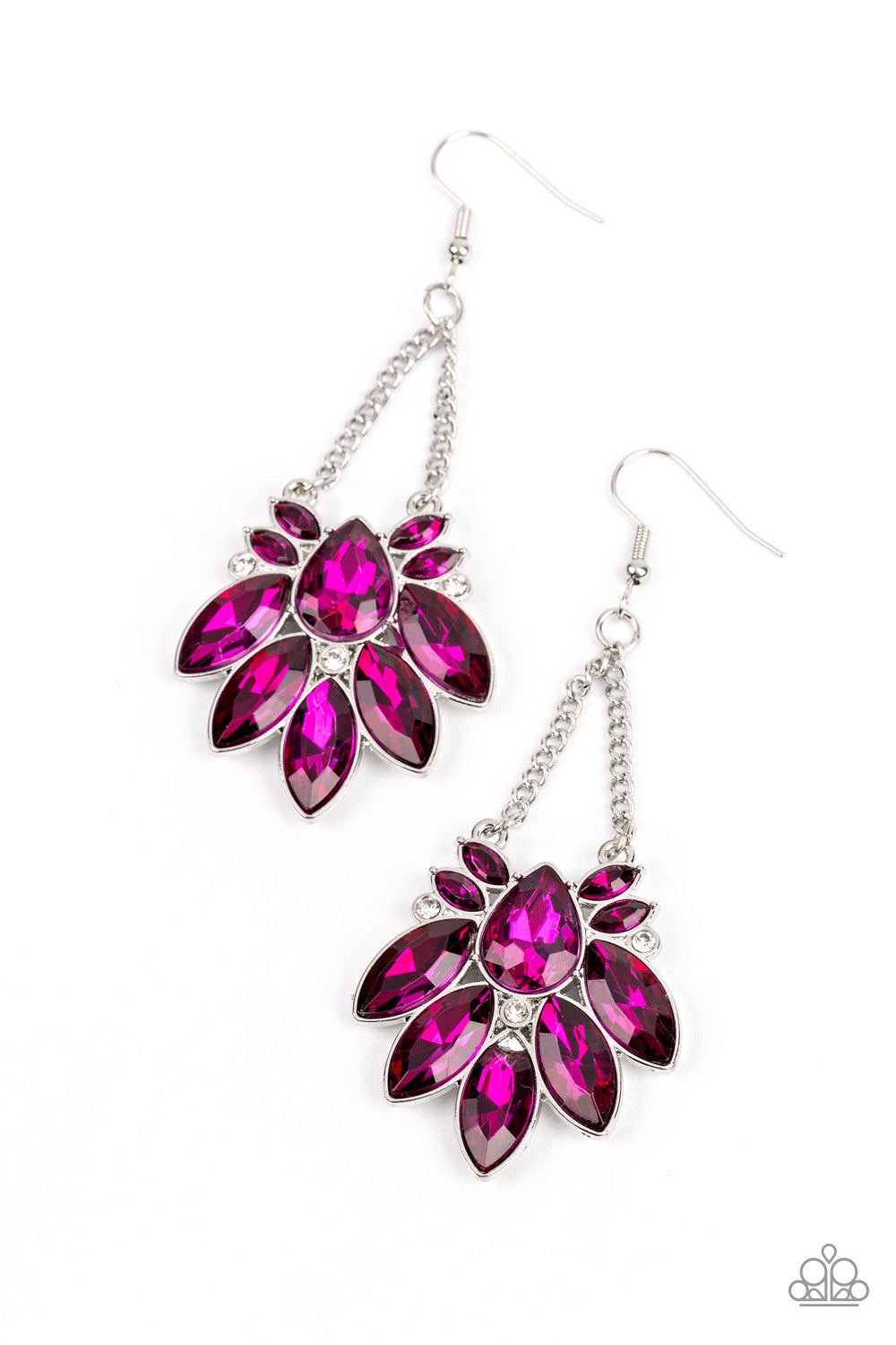 Paparazzi - Prismatic Pageantry - Pink Earrings #1916