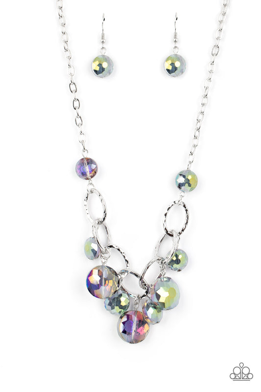 Paparazzi - Rhinestone River - Multi Necklaces #1355