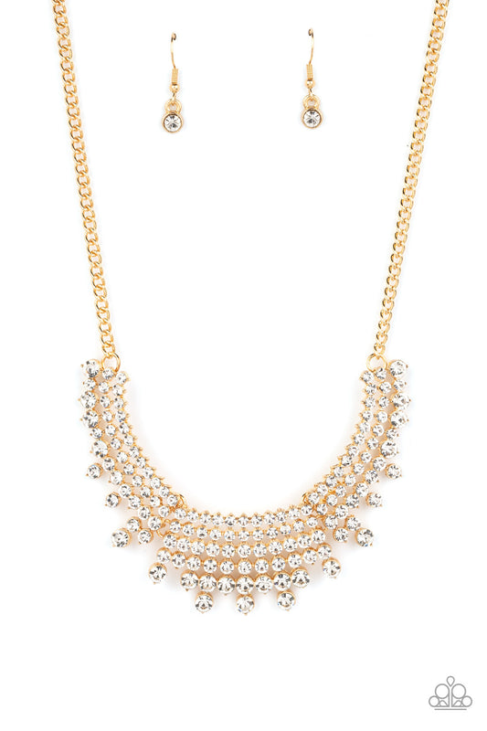 Paparazzi - Shimmering Song - Gold Necklaces