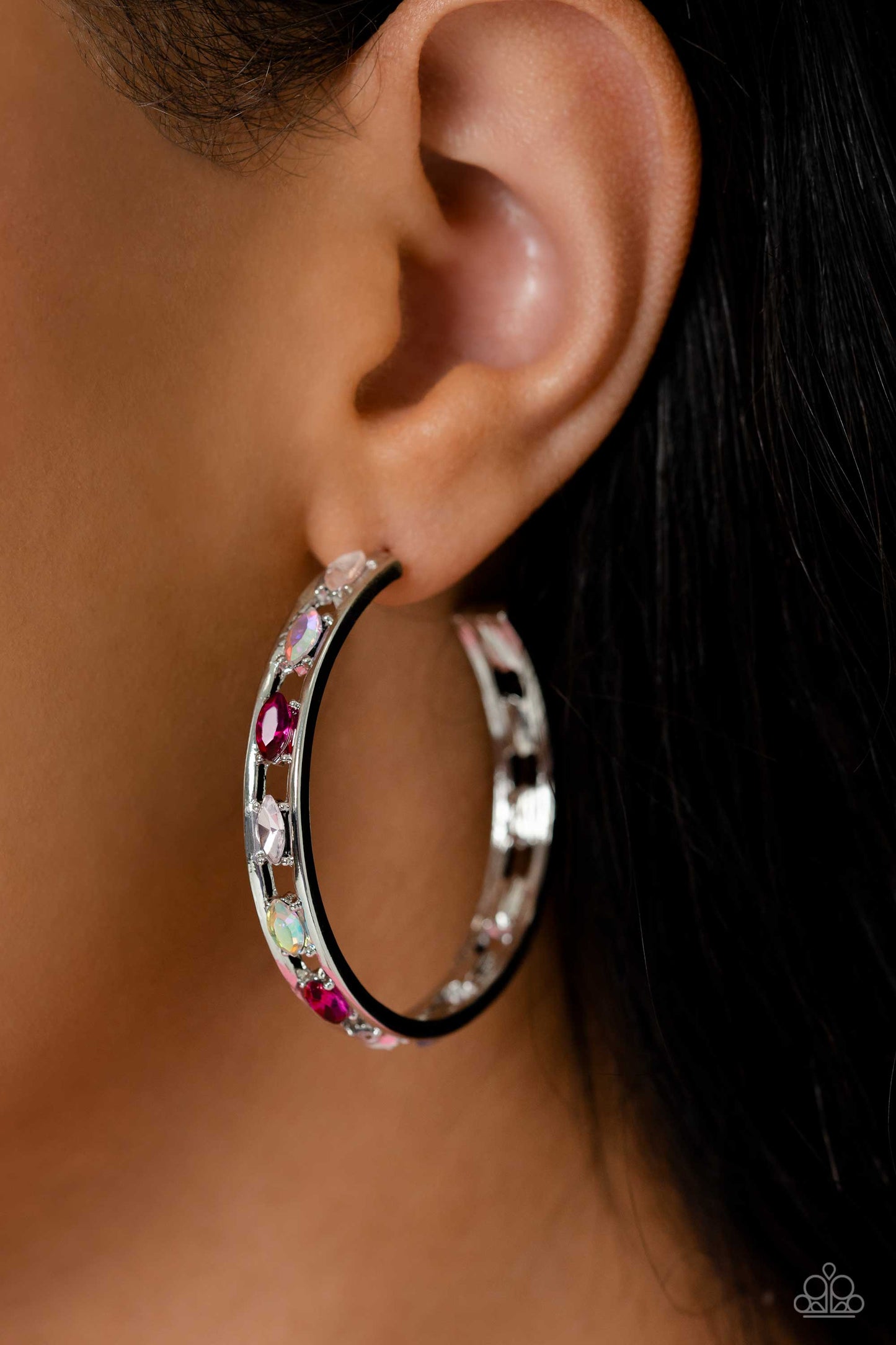 Paparazzi - The Gem Fairy - Pink Earrings #2005