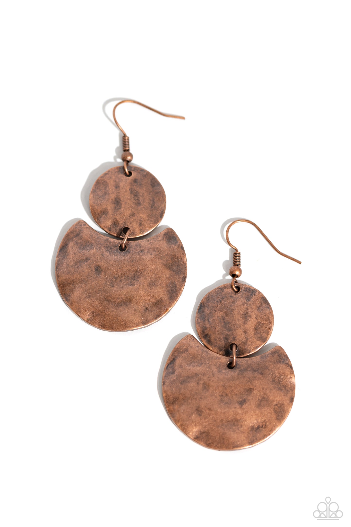 Paparazzi - Monochromatic Charisma - Copper Earrings #0667