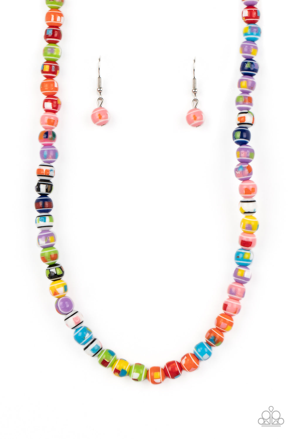 Paparazzi - Gobstopper Glamour - Multi Necklaces  #1396