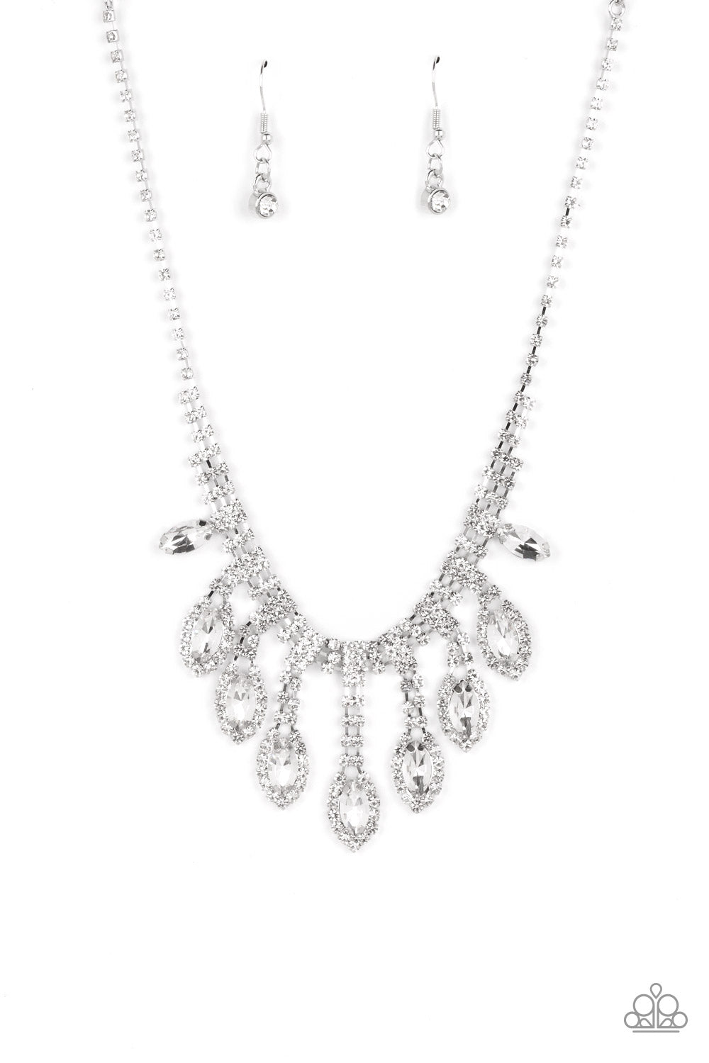 Paparazzi - REIGNING Romance - White Necklaces  #1391