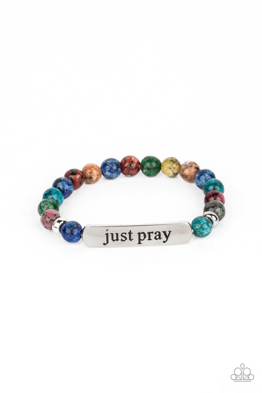 Paparazzi - Just Pray - Multi Bracelets