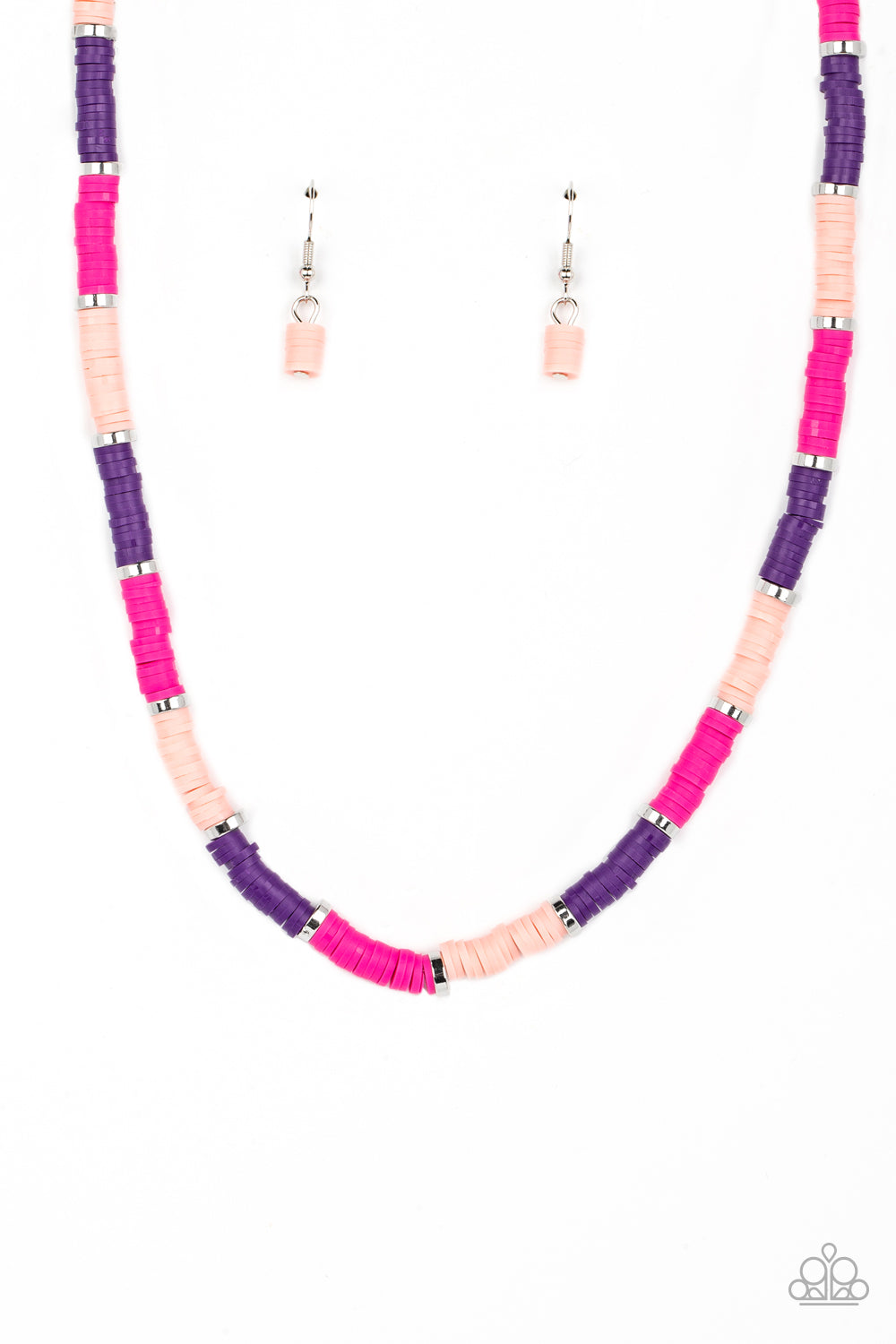 Paparazzi - Rainbow Road - Pink Necklaces #1631