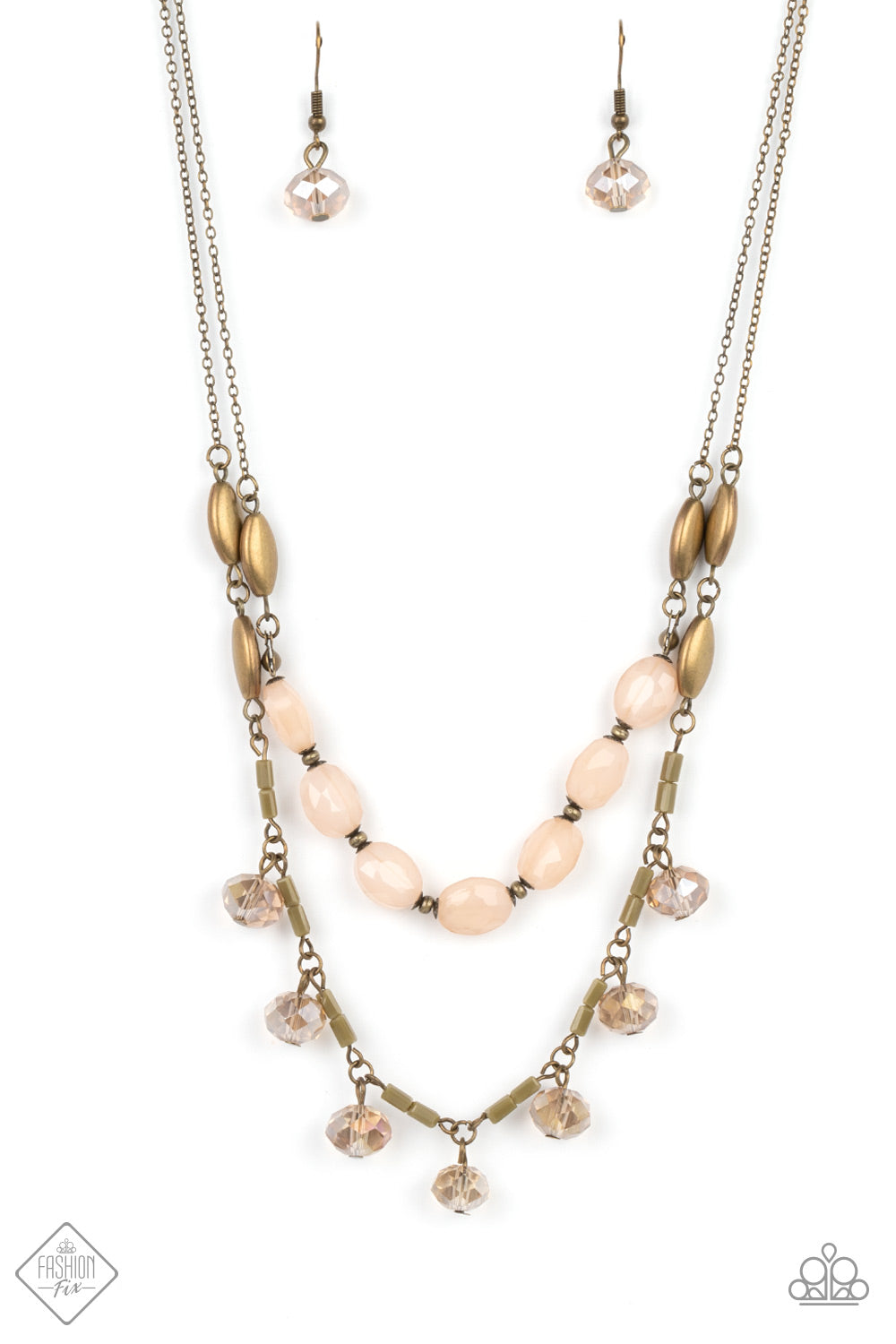 Paparazzi - Sheen Season - Brass Necklaces O/D #34