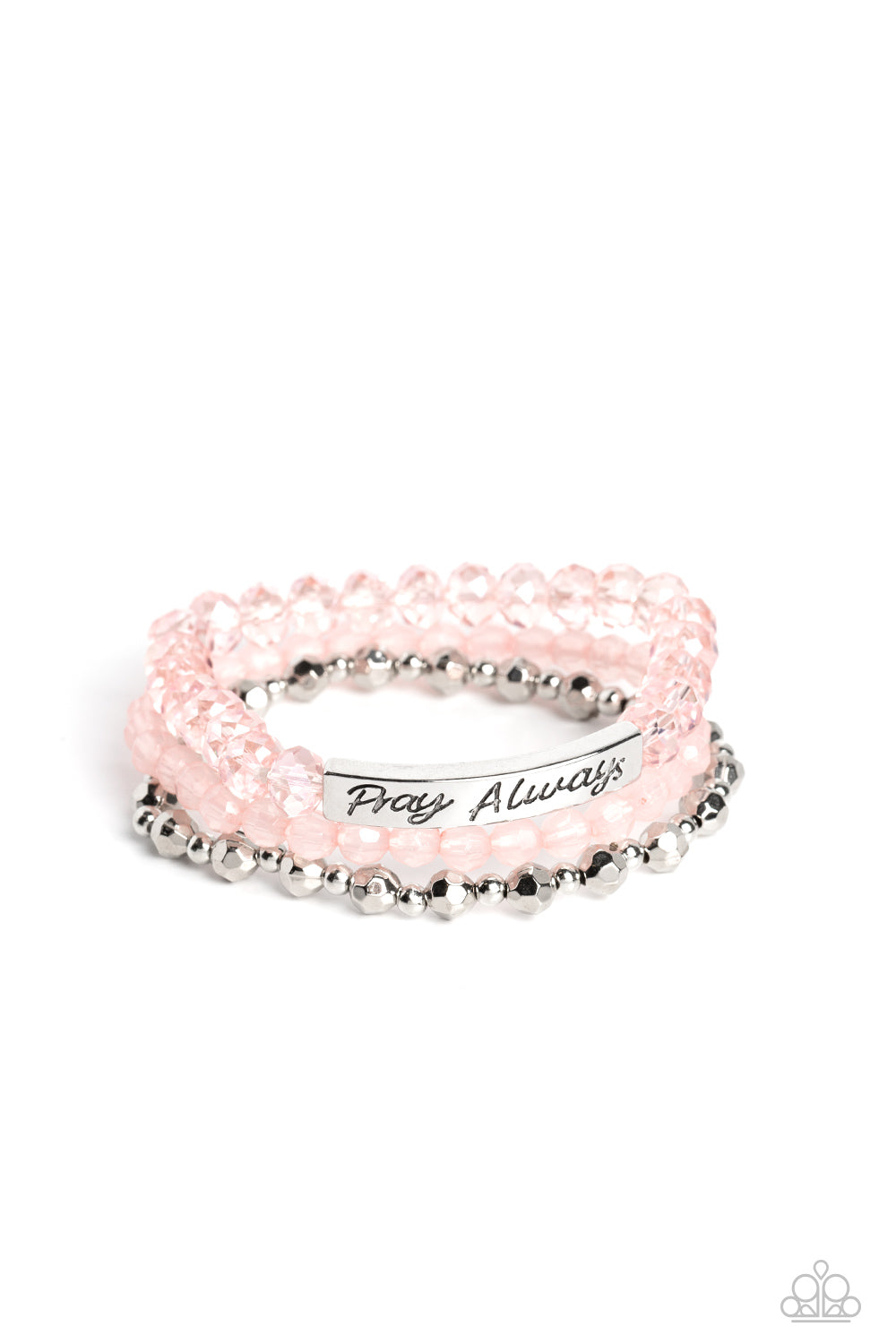 Paparazzi - Pray Always - Pink Bracelets #1154