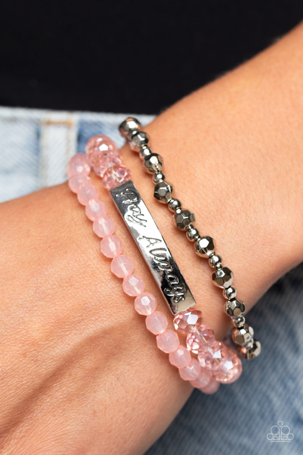 Paparazzi - Pray Always - Pink Bracelets #1154