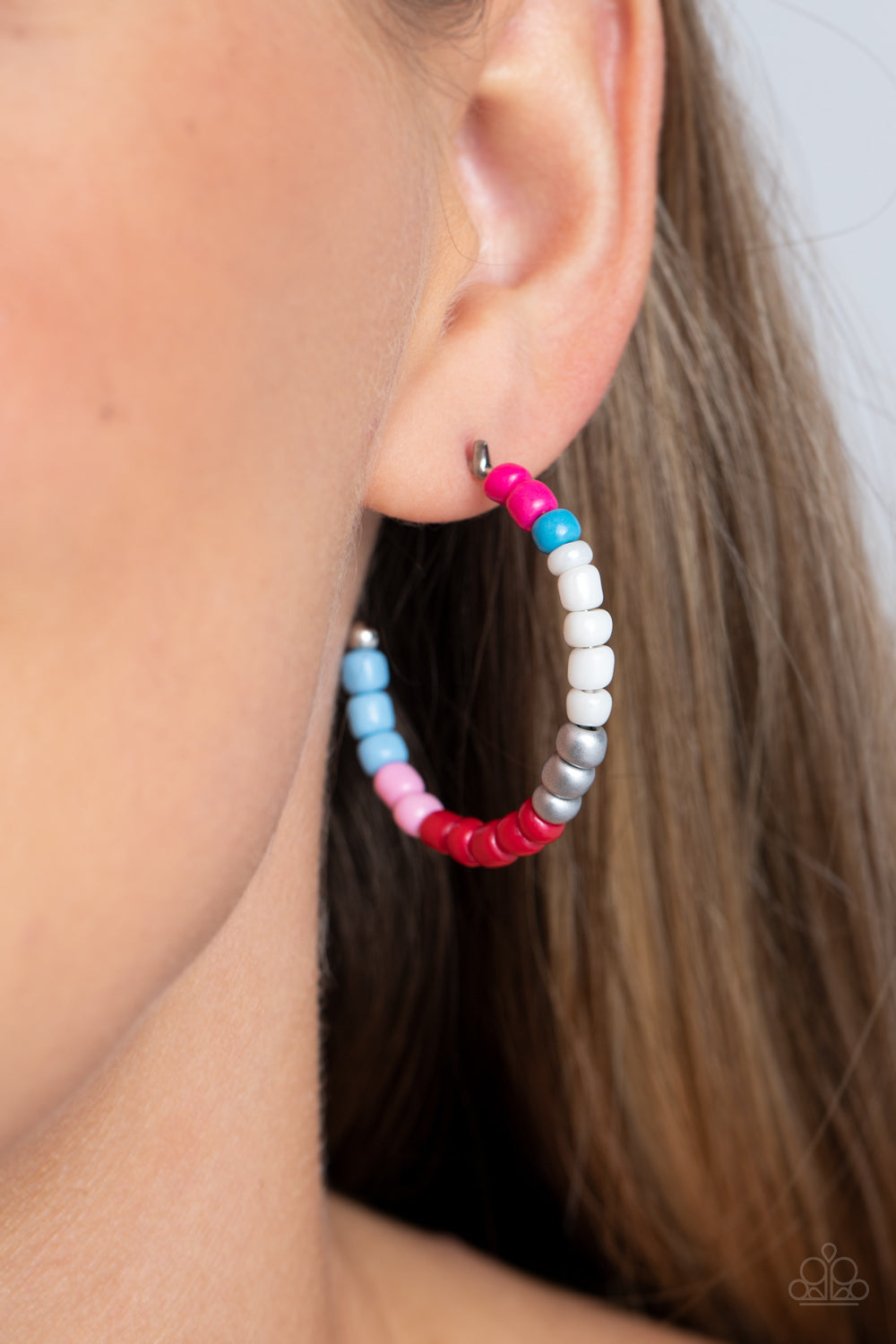 Paparazzi - Multicolored Mambo - Pink Multi Earrings #2203