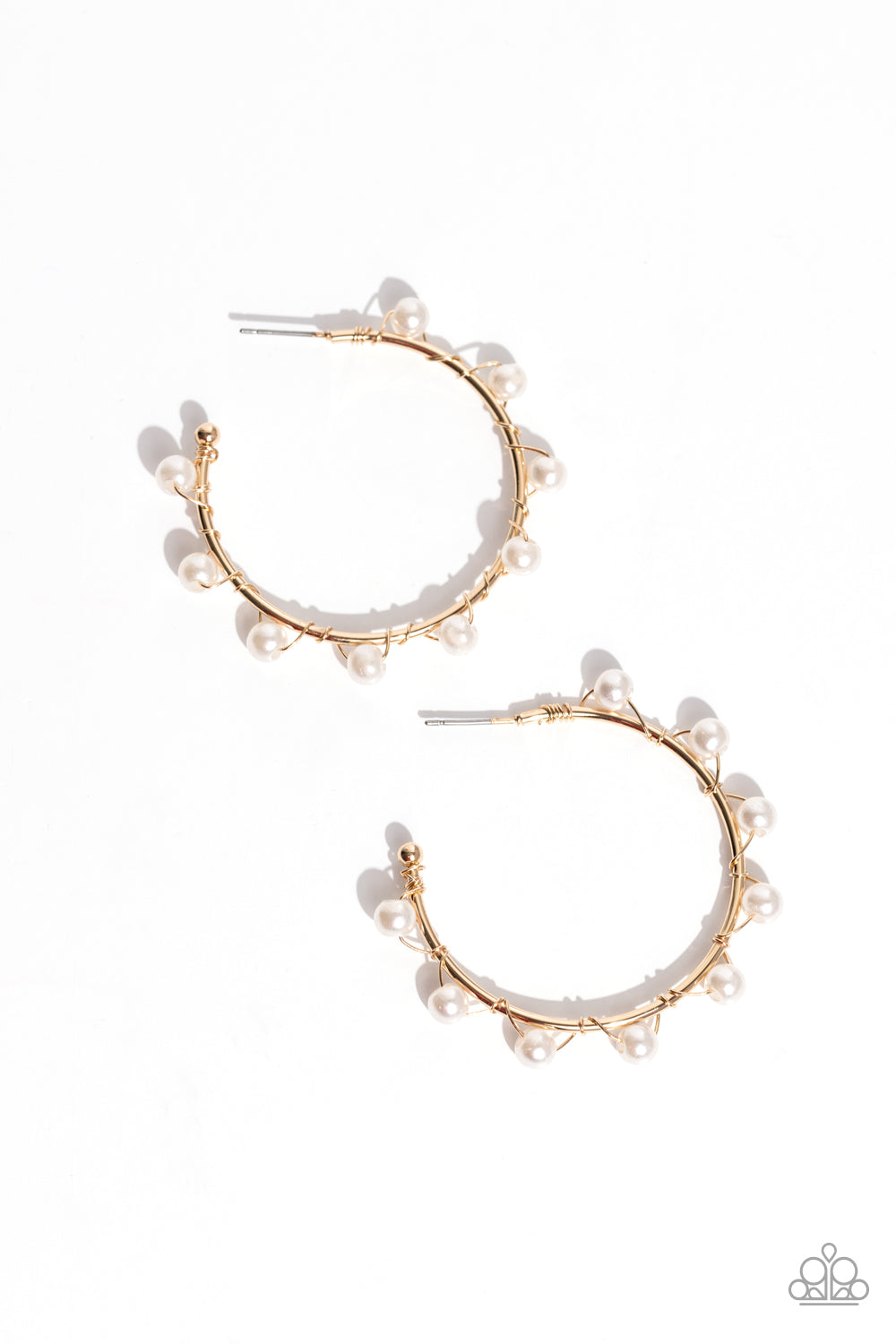 Paparazzi - Night at the Gala - Gold Earrings  #0817