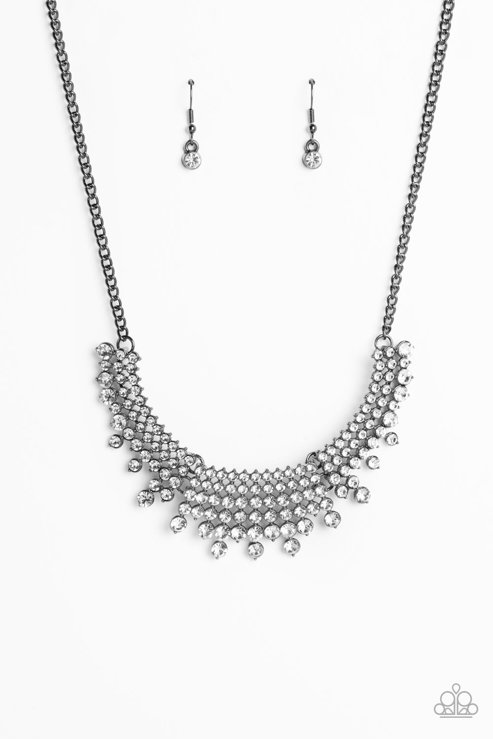 Paparazzi - Shimmering Song - Black Necklaces #2103